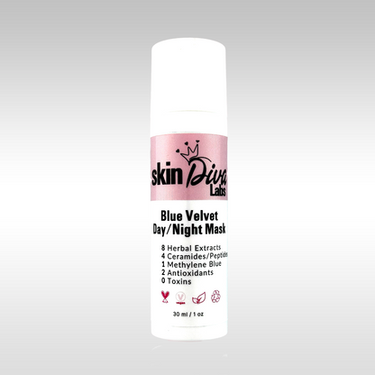 Blue Velvet Day-Night Mask