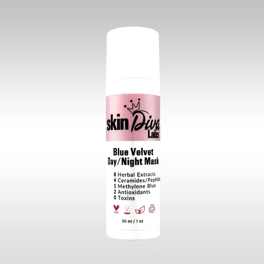 Blue Velvet Day-Night Mask