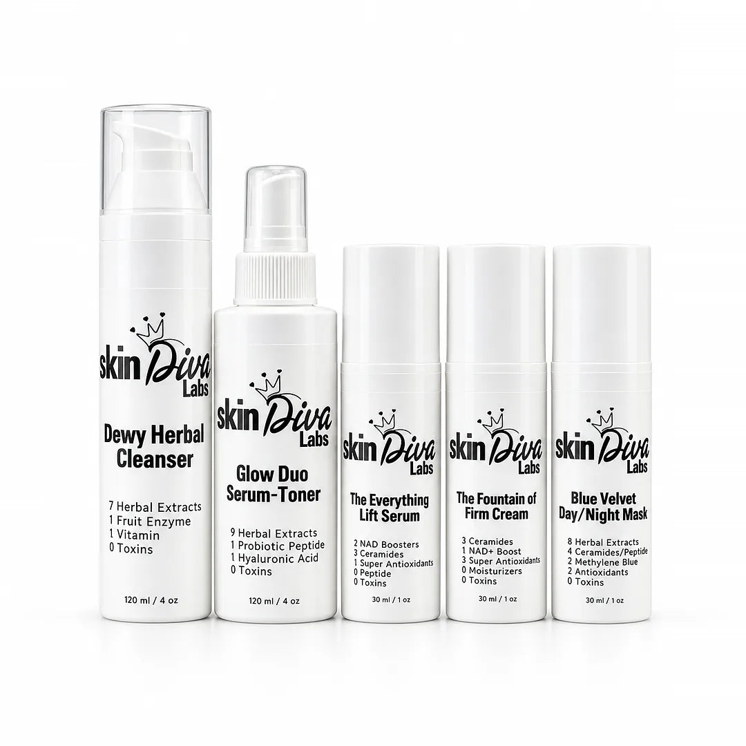 Full size complete Skin Diva Labs product line 