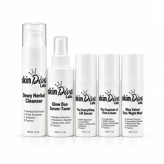 Full size complete Skin Diva Labs product line 