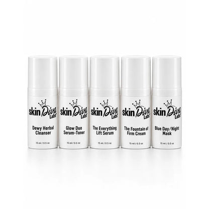 Complete product line travel size no pouch showing